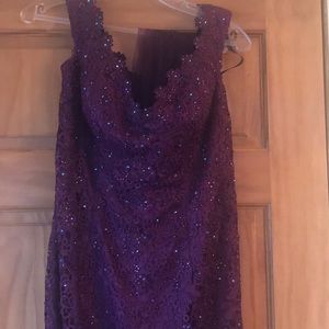 Sequence beaded gown